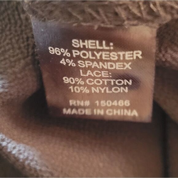 BRIXON IVY BLACK SHIRT WITH LACE DESIGN IN TOP - Picture 4 of 15